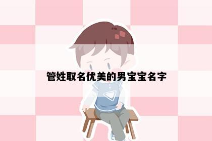 管姓取名优美的男宝宝名字