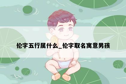 伦字五行属什么_伦字取名寓意男孩