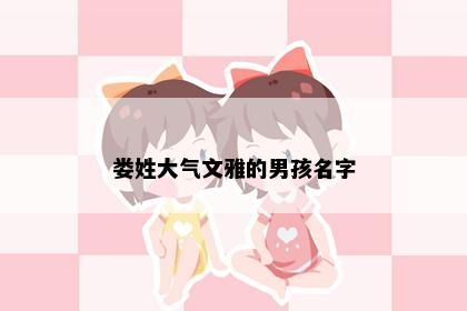 娄姓大气文雅的男孩名字