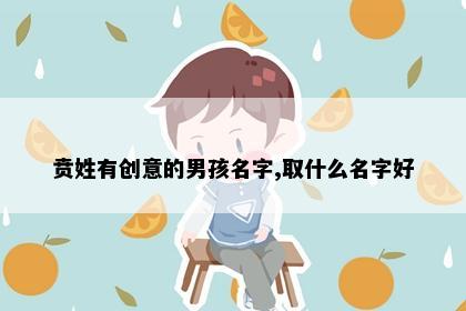 贲姓有创意的男孩名字,取什么名字好