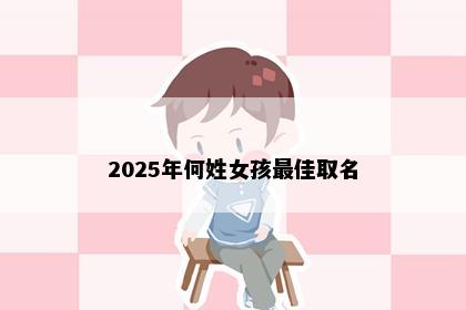 2025年何姓女孩最佳取名