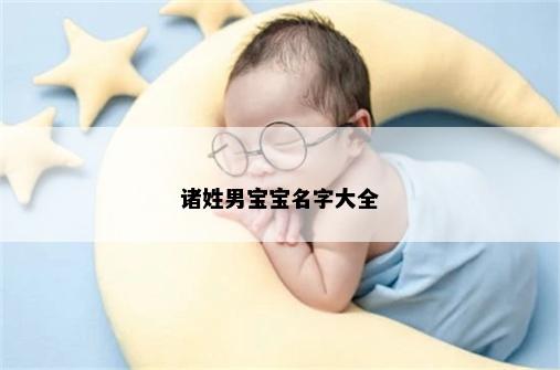 诸姓男宝宝名字大全