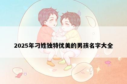 2025年刁姓独特优美的男孩名字大全