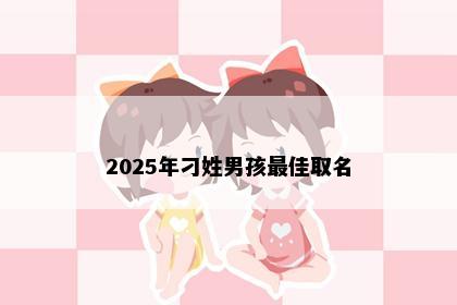 2025年刁姓男孩最佳取名