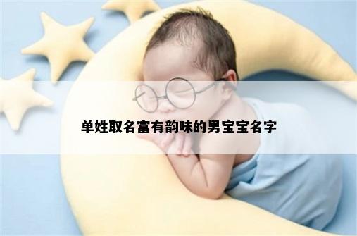 单姓取名富有韵味的男宝宝名字