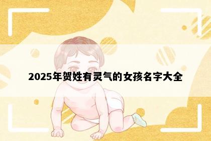 2025年贺姓有灵气的女孩名字大全